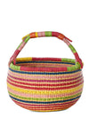 Bolga Rainbow Connection Decorative Basket