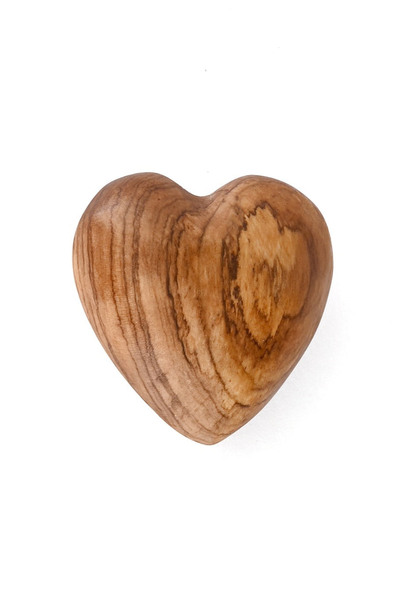 Hand Carved Wild Olive Wood Hearts - Valentine's Day Gifts