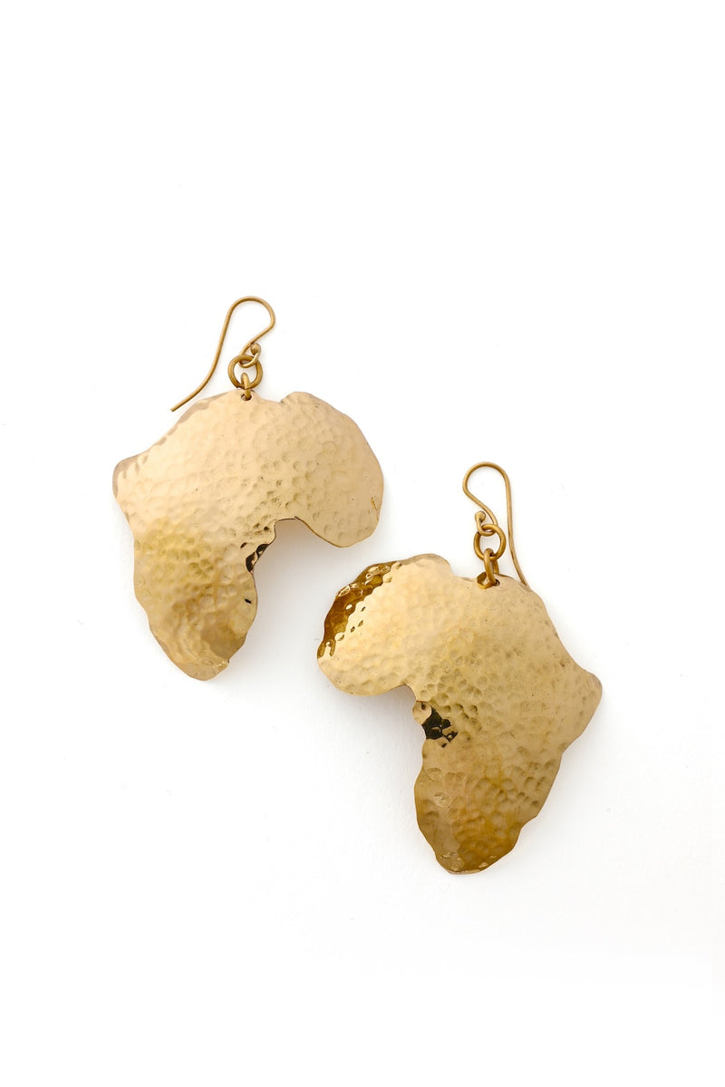 Brass african earrings store