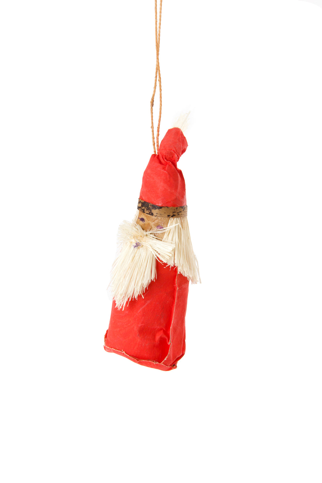 Festive Red Gnome Santa Holiday Ornaments