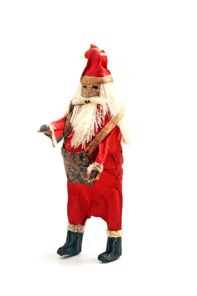 Rosy Red African Santa Holiday Ornament Default Title