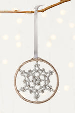 MADE51 Eternal Snowflake Ornament, Crafted by Afghan Refugees in India