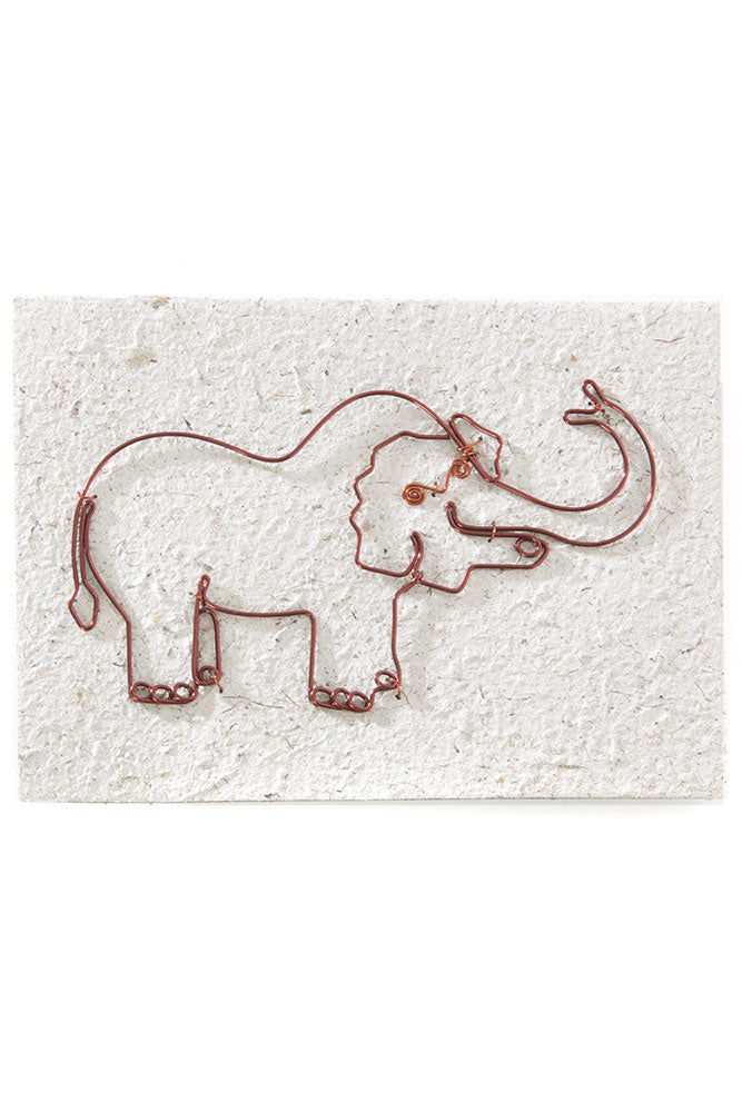 Recycled Metal Ella the Elephant Note Card Default Title