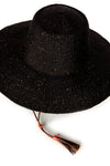 Ghanaian Black Straw Sun Hat