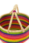 Bolga Rainbow Chaser Decorative Basket
