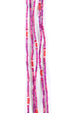 Set/5 Bright Fuchsia 26" Zulugrass Single Strands from The Leakey Collection Default Title