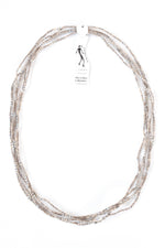 Set/5 Platinum 26" Zulugrass Single Strands from The Leakey Collection