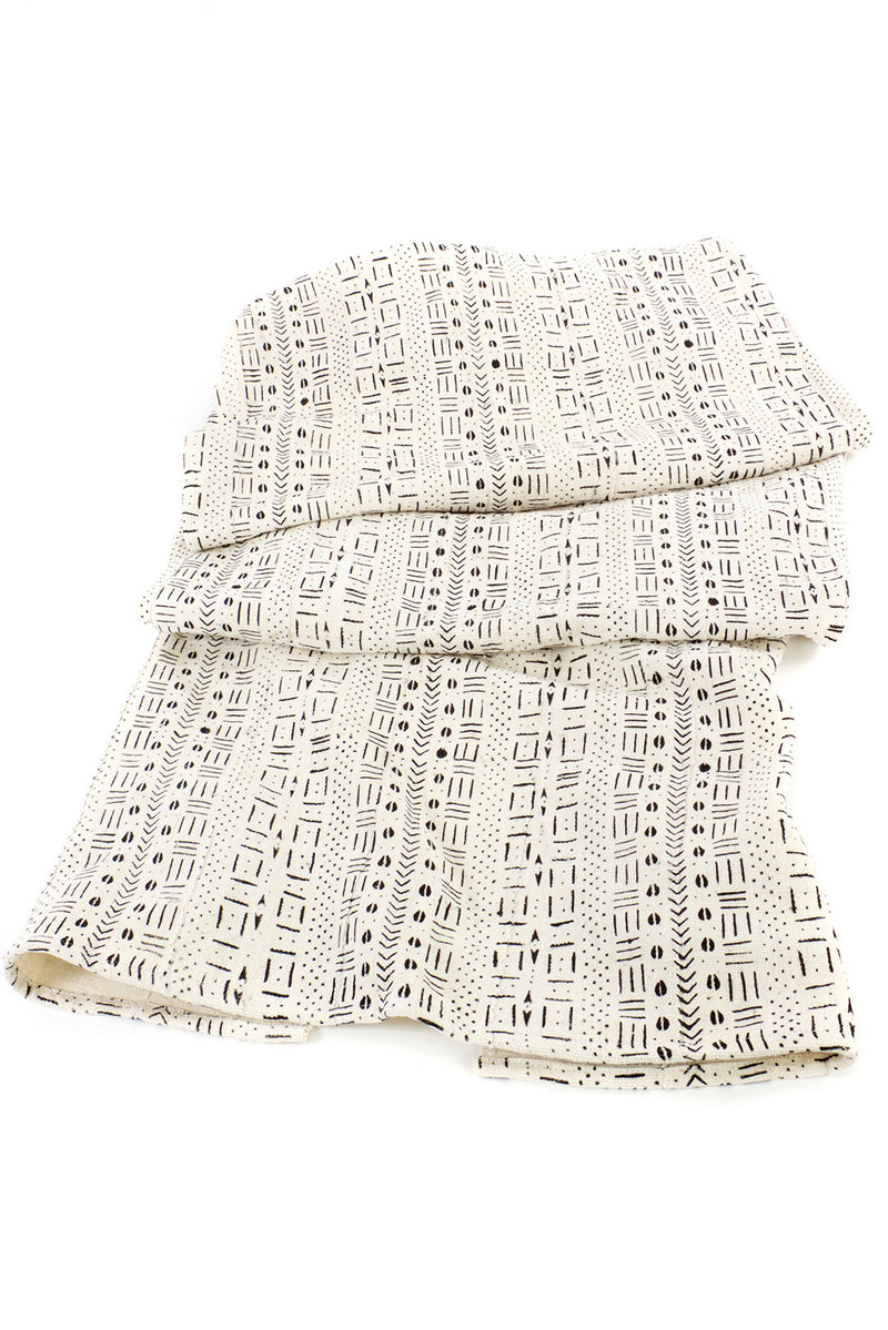 Queen's Cloth Mudcloth Throw Blanket from Mali Default Title