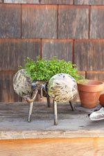 Recycled Metal Elephant Planter from Kenya