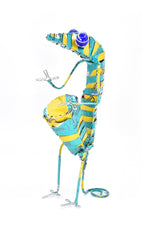 Groovy Gecko Band Drummer Sculpture - Assorted Colors