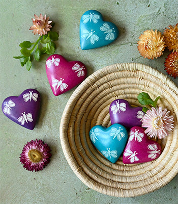 Soapstone Hearts by the Dozen