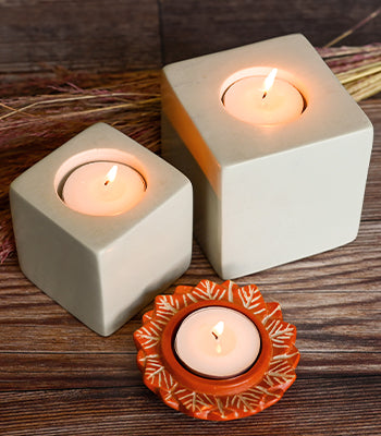 Soapstone Candle Holders