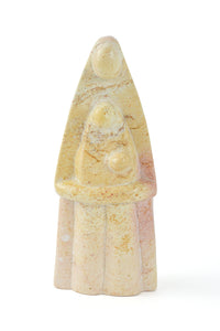 Kenyan Natural Soapstone Holy Family Sculpture