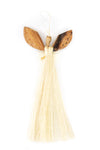 Sisal Angel Holiday Ornament