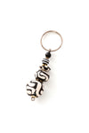 Stacked Batik Bone Keychain