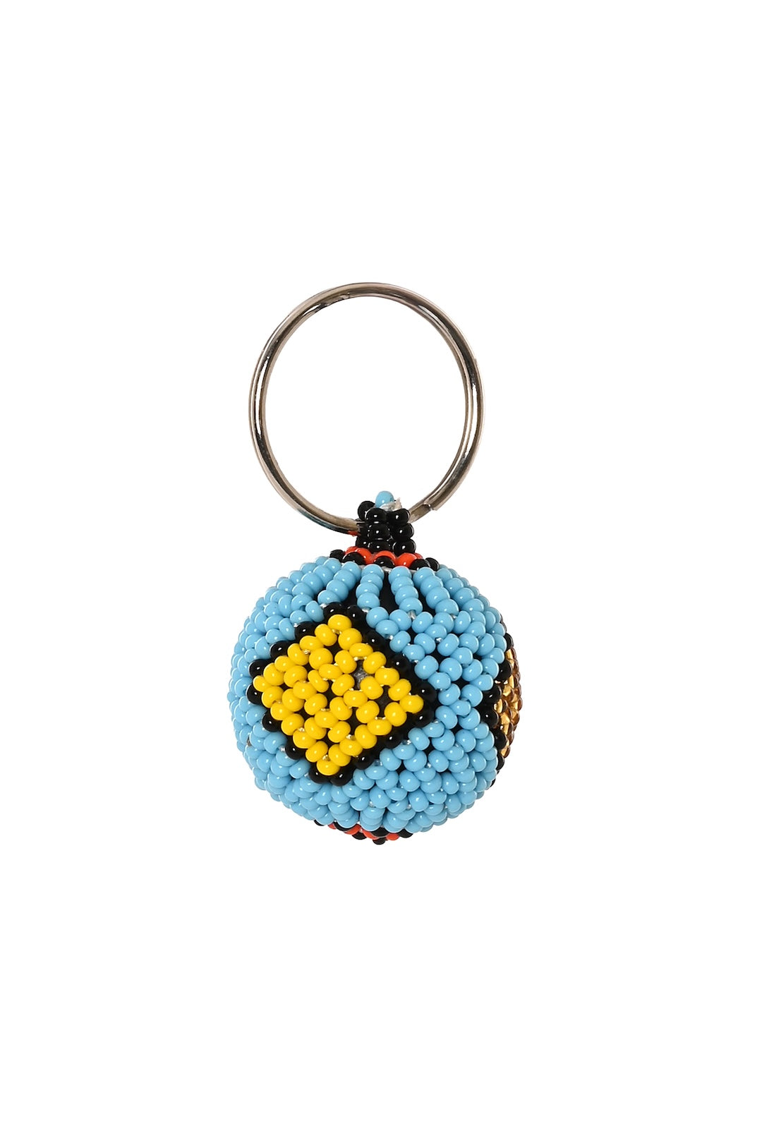 Mosaic Beaded Globe Keychains - Assorted