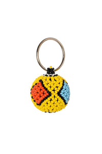 Mosaic Beaded Globe Keychains - Assorted