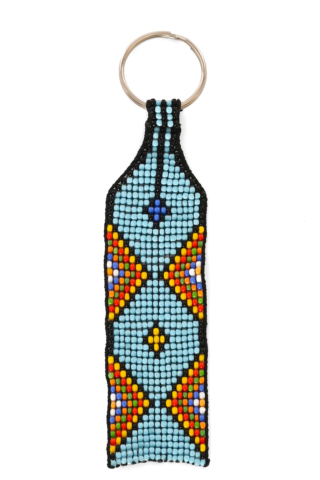 Mosaic Beaded Strap Keychains - Assorted