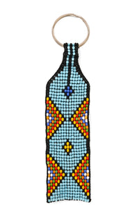 Mosaic Beaded Strap Keychains - Assorted