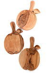 <i>Imperfect:</i> Small Wild Olive Wood Apple Tray