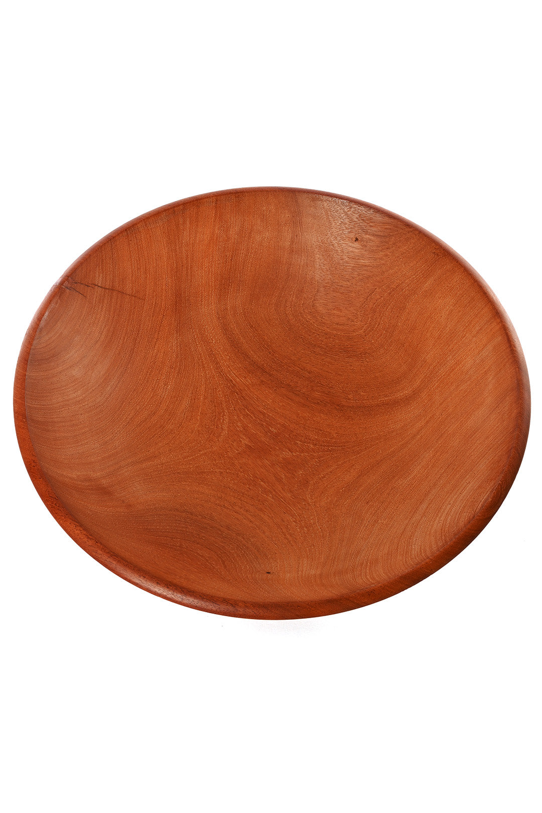 Imperfect: Large Mahogany Wood Salad Bowl from Zimbabwe