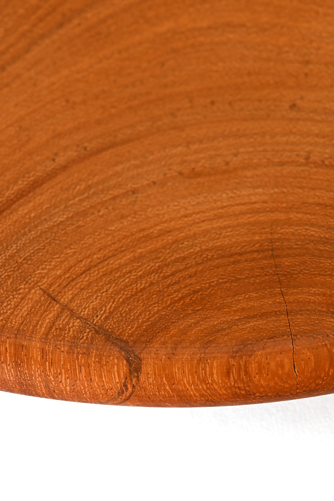 Imperfect: Extra Large Mahogany Wood Salad Bowl from Zimbabwe