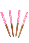 Akamba Batik Dyed Cow Bone and Wild Olive Wood Ink Pen - Pink