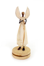 Tranquil Banana Fiber Standing Angel