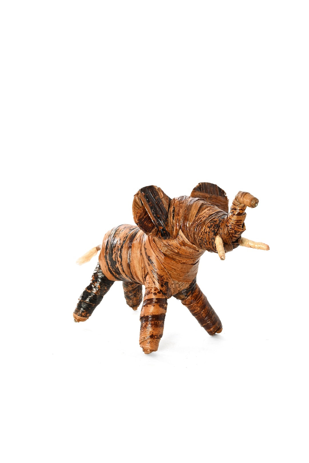 Banana Fiber Elephant Sculpture