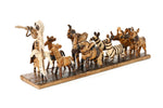 Banana Fiber Noah's Ark Diorama Sculpture