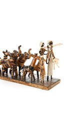 Banana Fiber Noah's Ark Diorama Sculpture