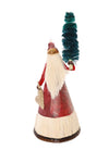 Red Father Christmas with Sack and Tree