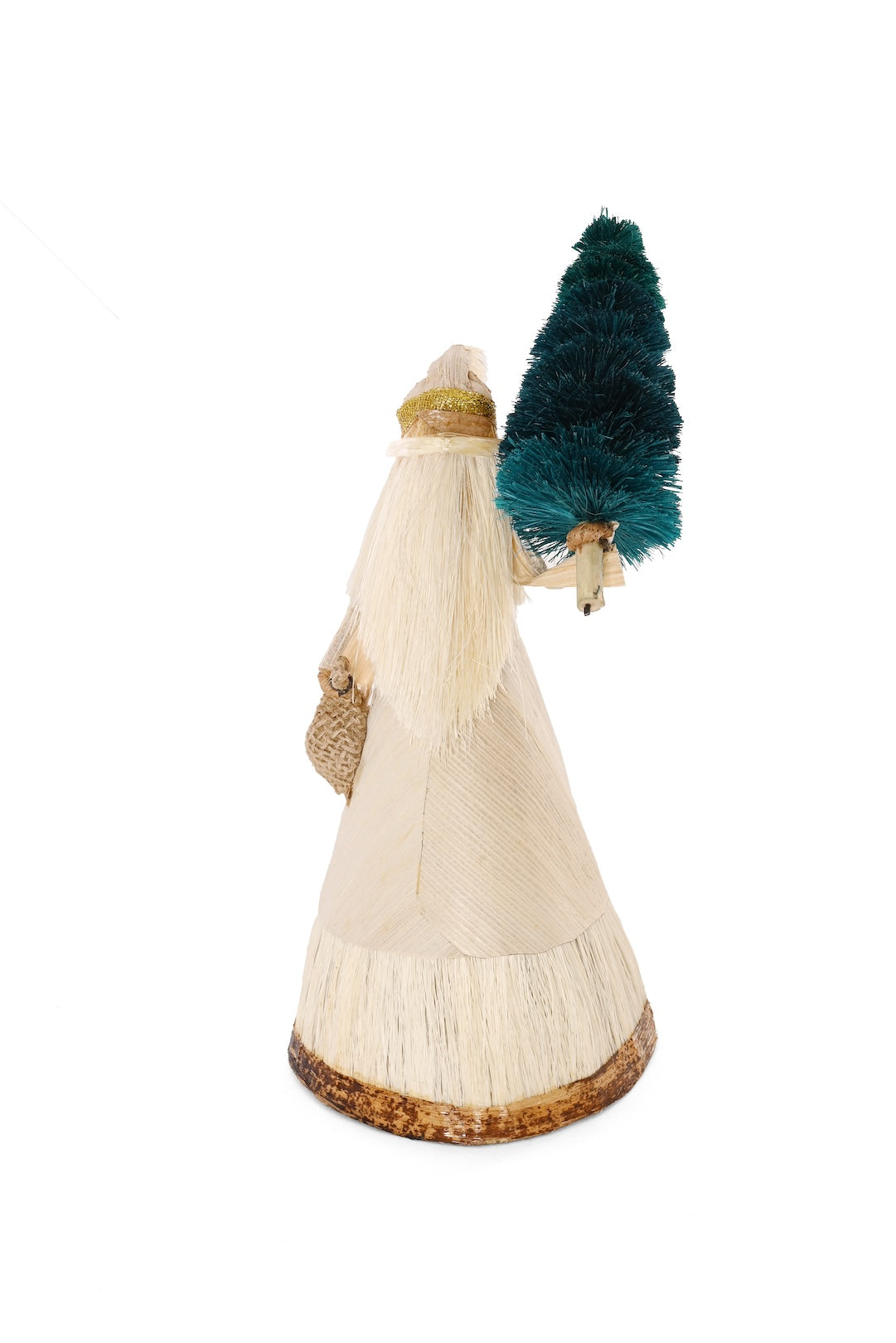 Natural Father Christmas with Sack and Tree