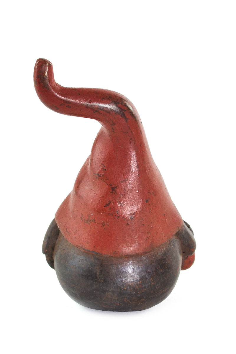 Burkina Bronze Nonsensical Gnome with Red Hat