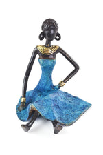 <i>Serenity</i> Burkina Bronze Sculpture