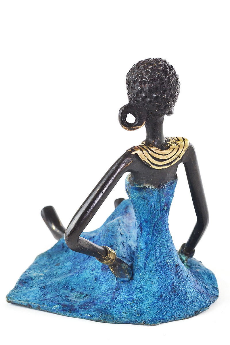 <i>Serenity</i> Burkina Bronze Sculpture