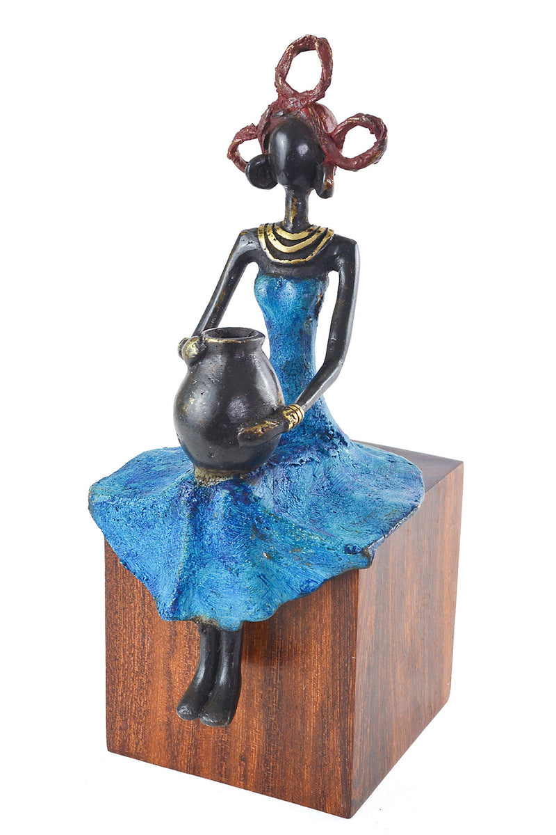 <i>Harmony</i> Burkina Bronze Sculpture