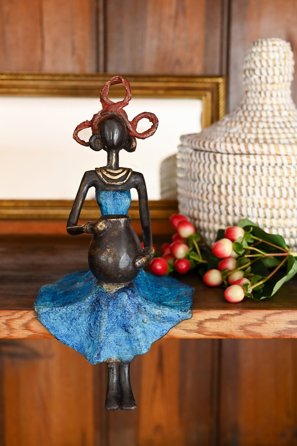 <i>Harmony</i> Burkina Bronze Sculpture