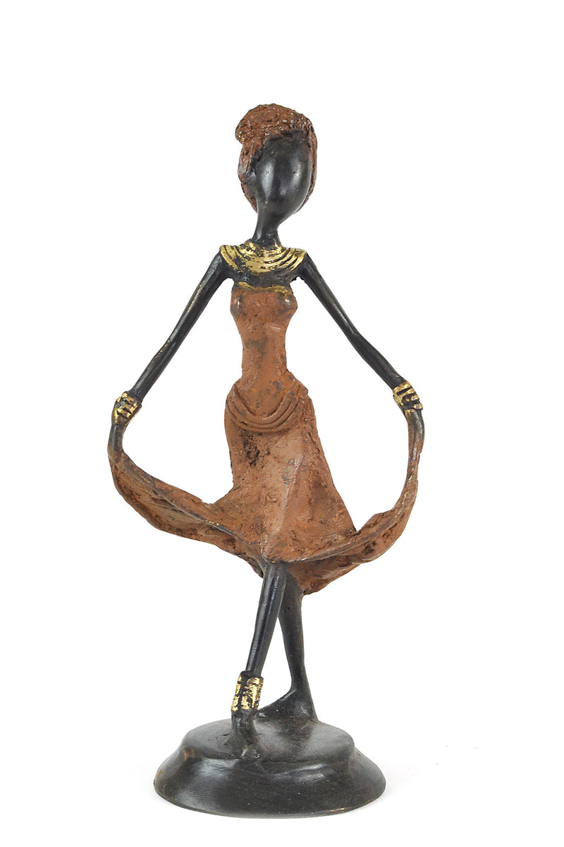 <i>Momentum</i> Burkina Bronze Sculpture