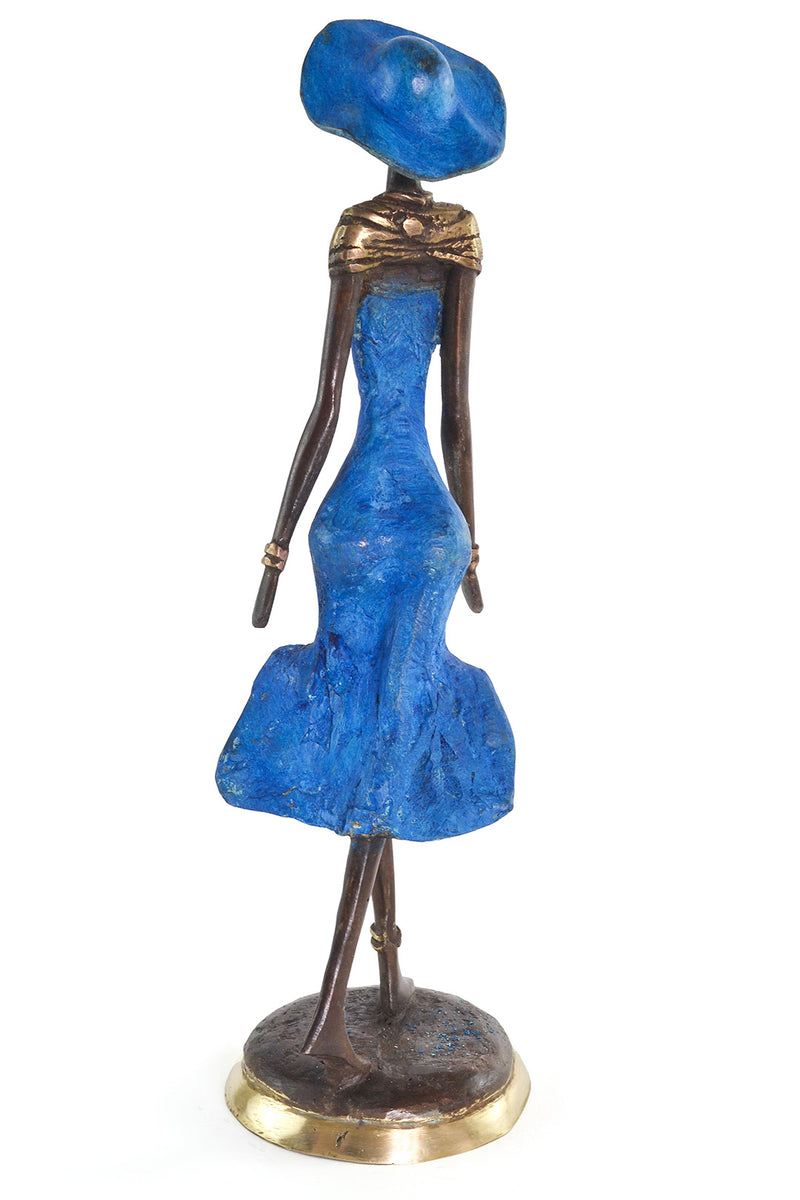 <i>Sapphire Elegance</i> Burkina Bronze Sculpture - Limited Edition