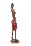 Ruby Elegance Burkina Bronze Sculpture - Limited Edition