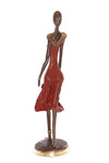 Ruby Elegance Burkina Bronze Sculpture - Limited Edition