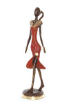 Ruby Elegance Burkina Bronze Sculpture - Limited Edition