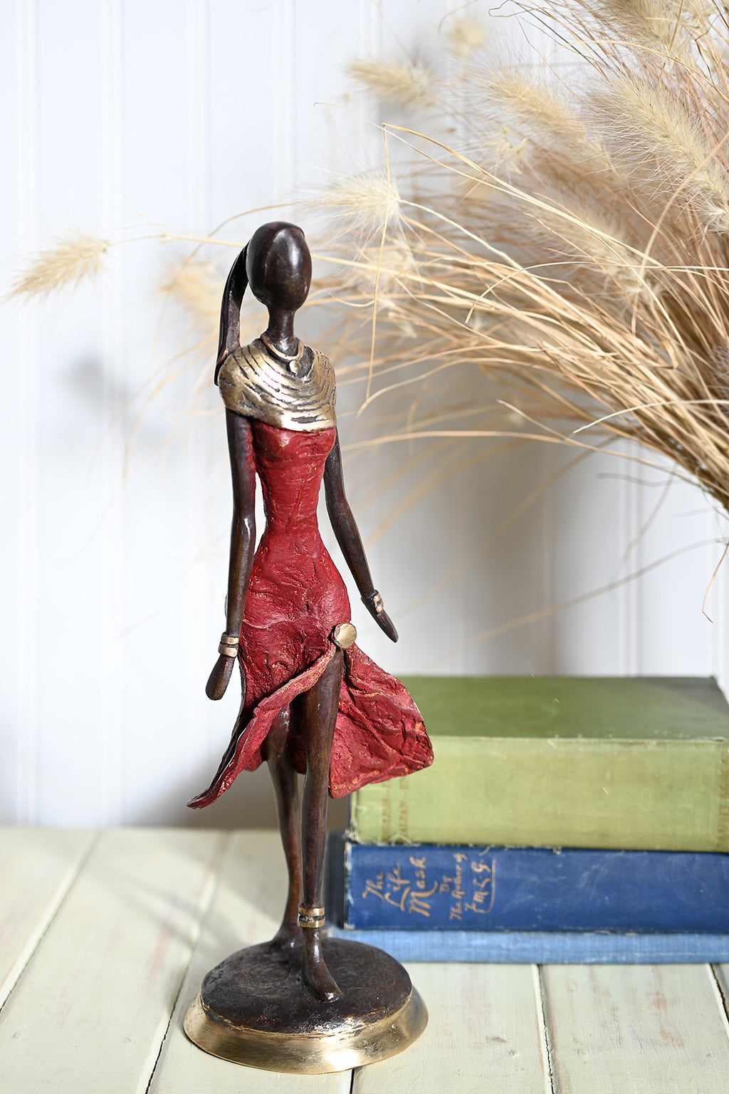 <i>Ruby Elegance</i> Burkina Bronze Sculpture - Limited Edition