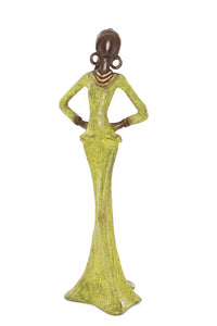 Rooted in Confidence Burkina Bronze Sculpture