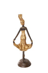 Momentum Burkina Bronze Sculpture in Gold