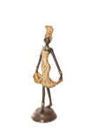 Momentum Burkina Bronze Sculpture in Gold