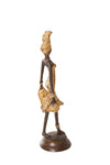 Momentum Burkina Bronze Sculpture in Gold