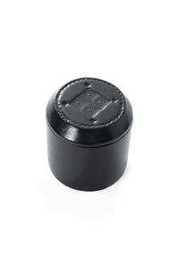 Black Tuareg Leather Ring Box