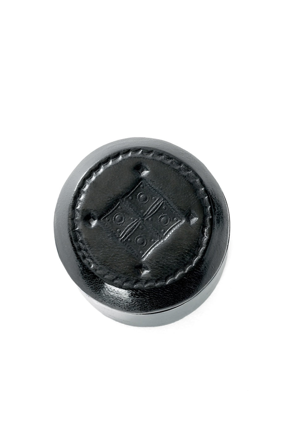Black Tuareg Leather Ring Box